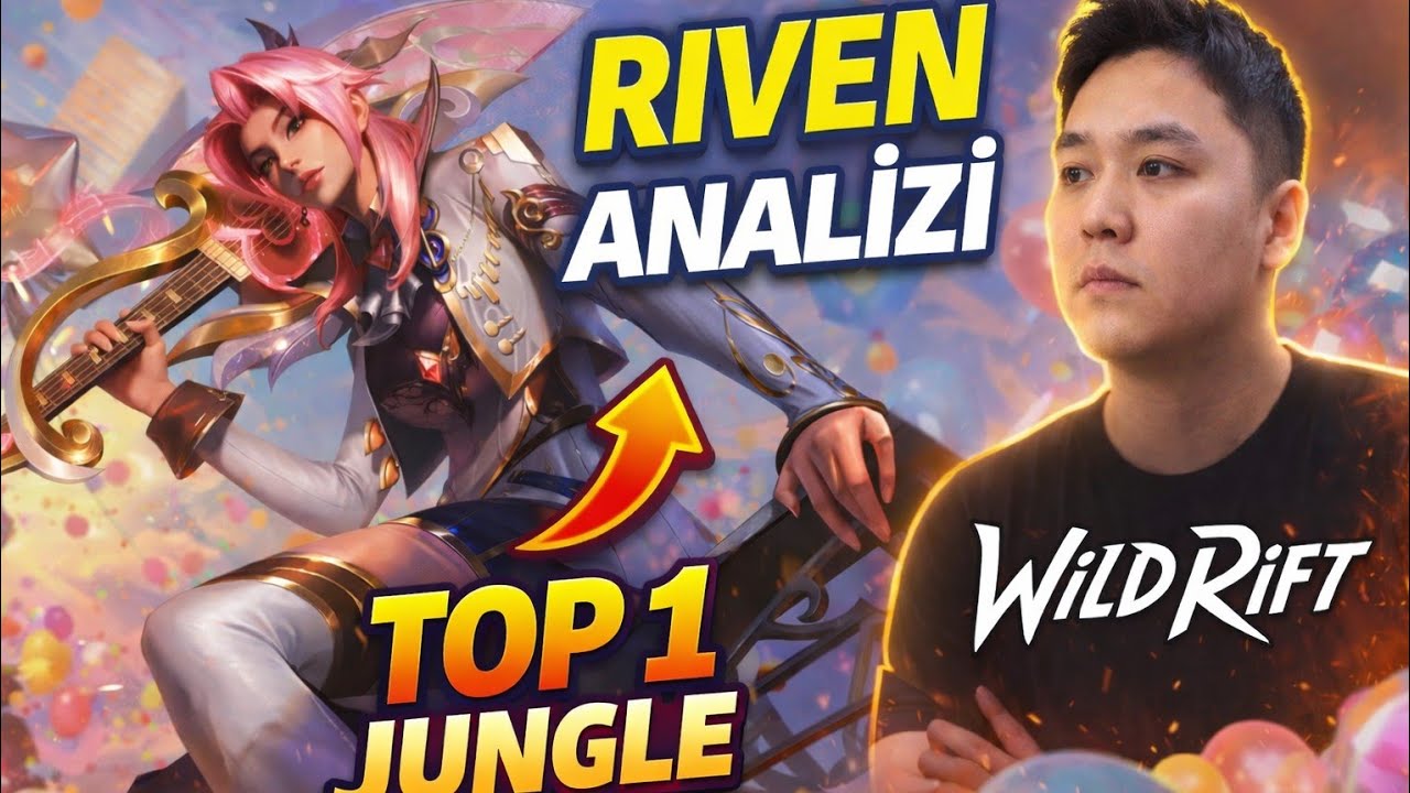 ASYA SERVER TOP 1 RIVEN JUNGLE ANALİZİ 🔥 Wild Rift’te Neden Bu Kadar Güçlü?