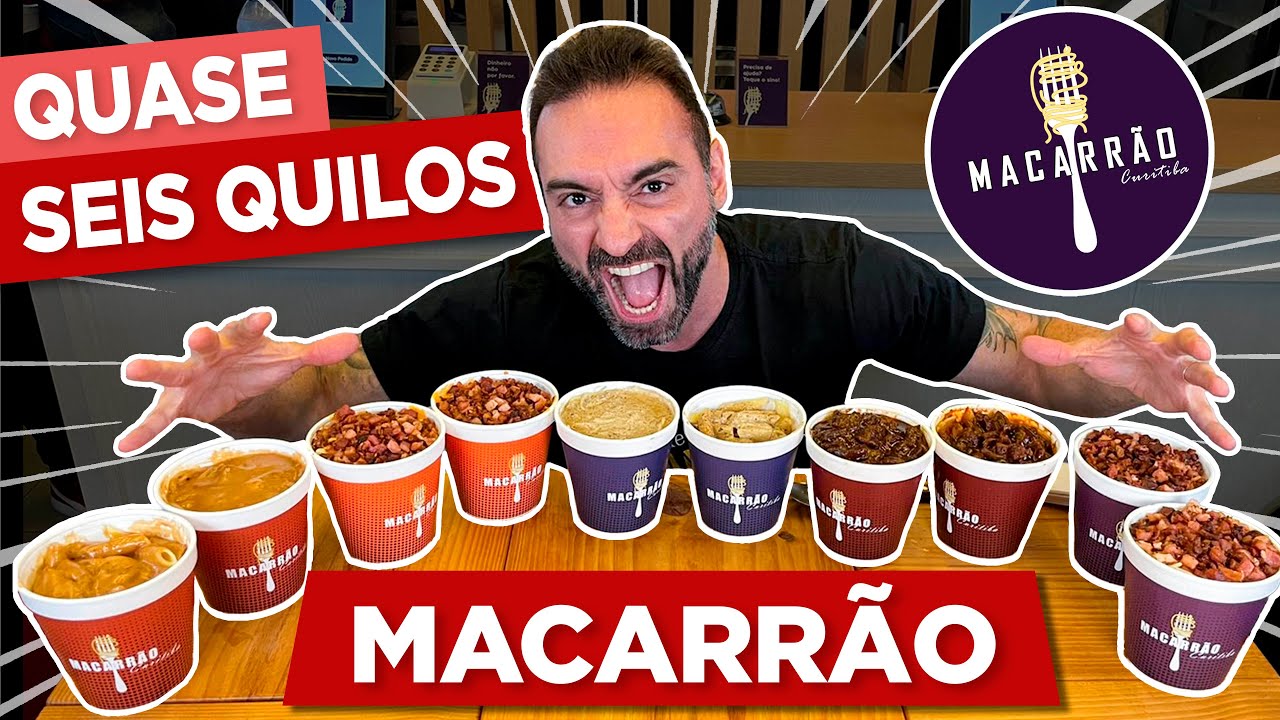 5.5KG DE MACARRÃO!! TODOS OS SABORES!!