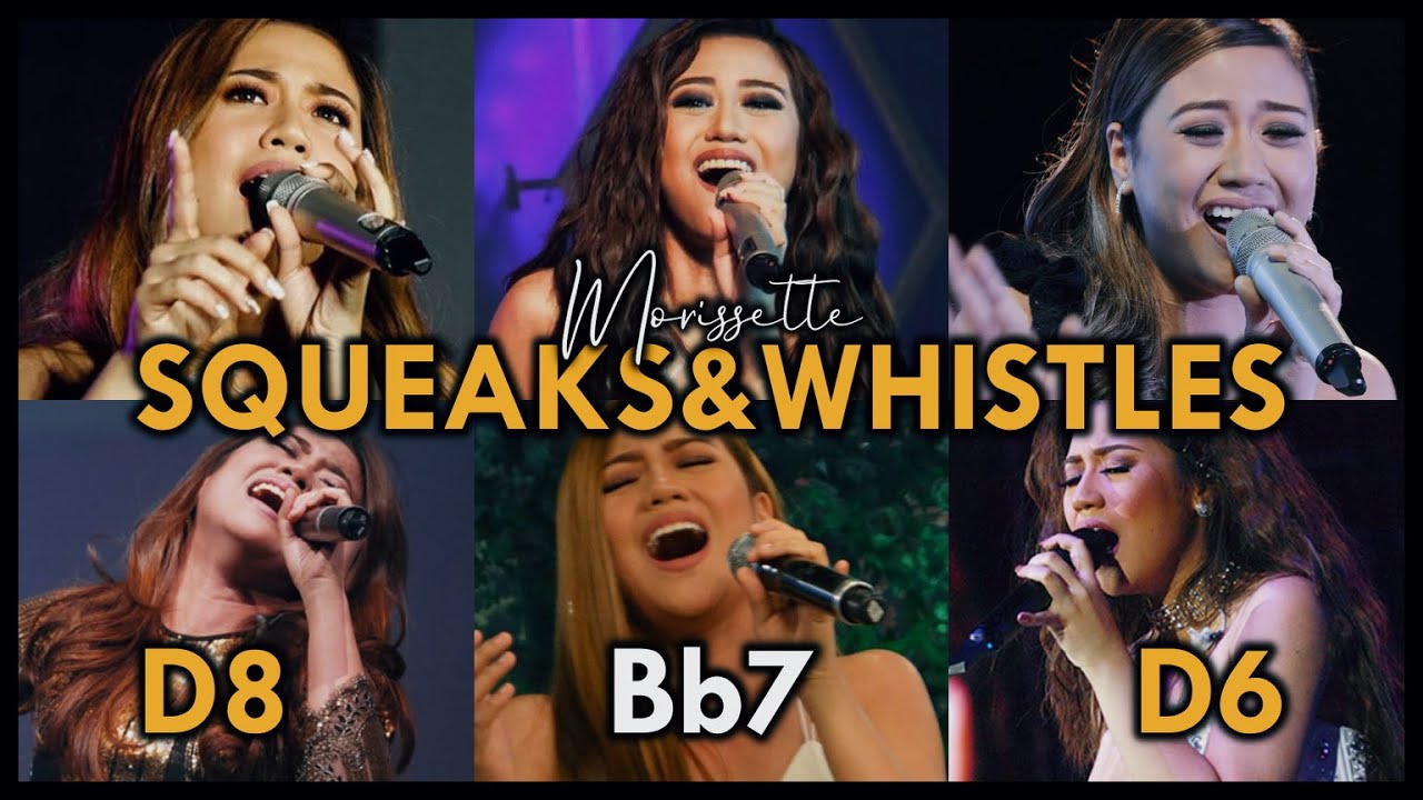 Morissette Amon SQUEAKS/WHISTLE GLIDES!