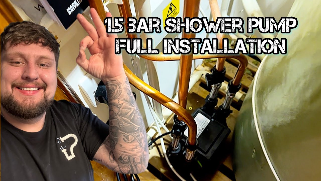 TERRIBLE installation Put right on this salamander 1.5 bar shower PUMP