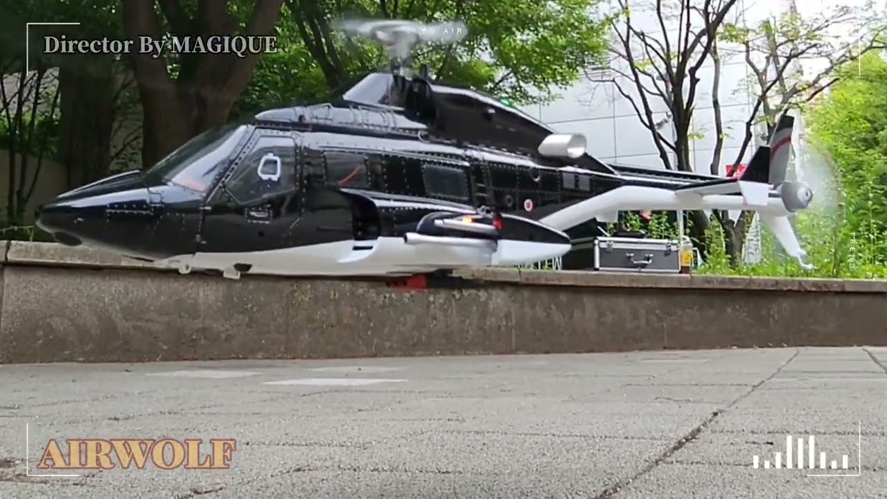 SMART RC Airwolf Helicopter! 1:34 airwolf rc