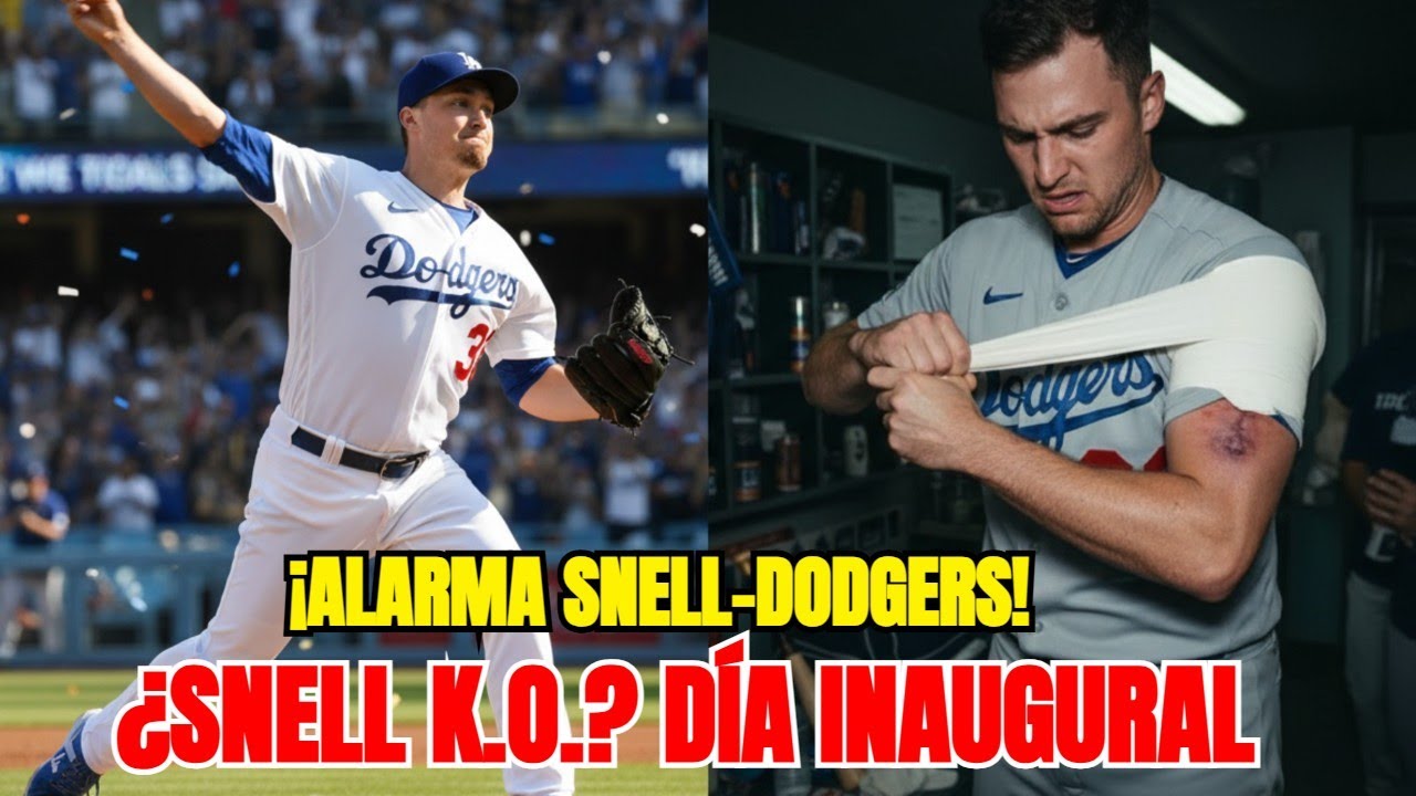 ¿Snell KO para el Día Inaugural? La gestión de carga de Dodgers alarma