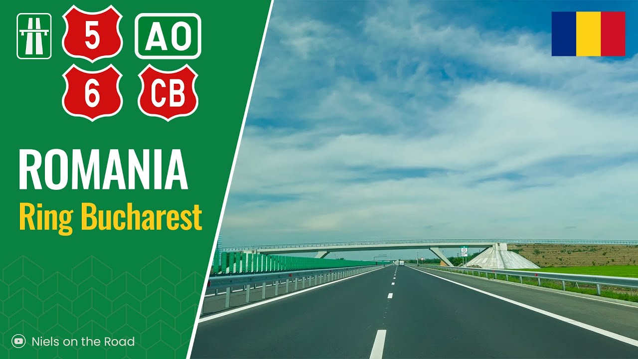 Driving in Romania: Autostrada A0 Centura Bucuresti & DN6 E70, DNCB Bucharest