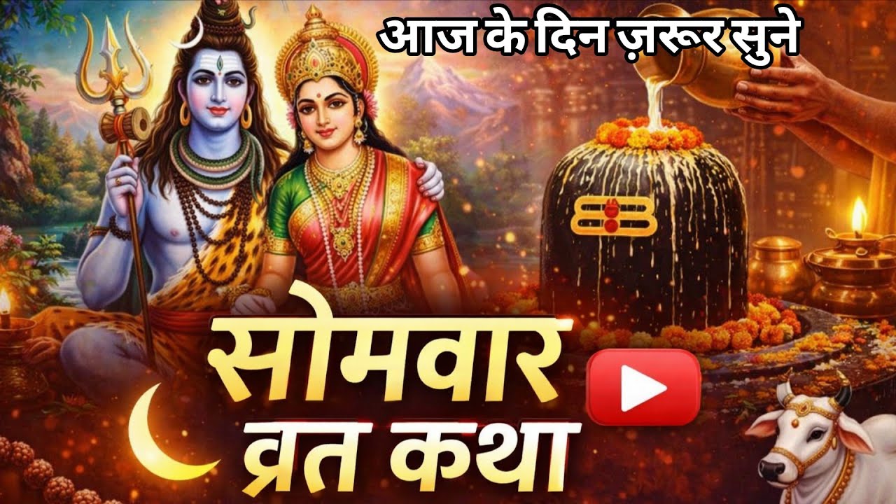Somvar Vrat Katha | सोमवार व्रत कथा | Somvar Ki vrat Katha | Somvar Vrat 2026