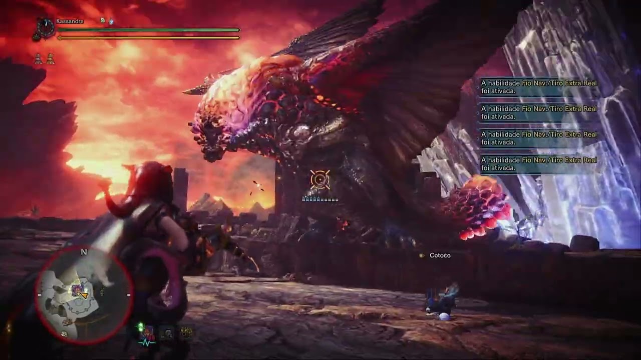 Isso não é uma speedrun, é só um vídeo qualquer de MHWI.