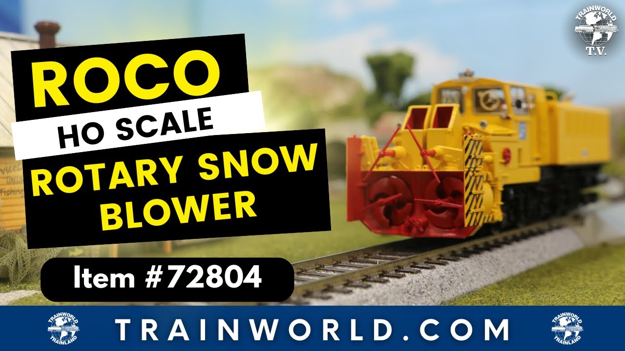 Roco HO Scale Conrail Rotary Snow Blower
