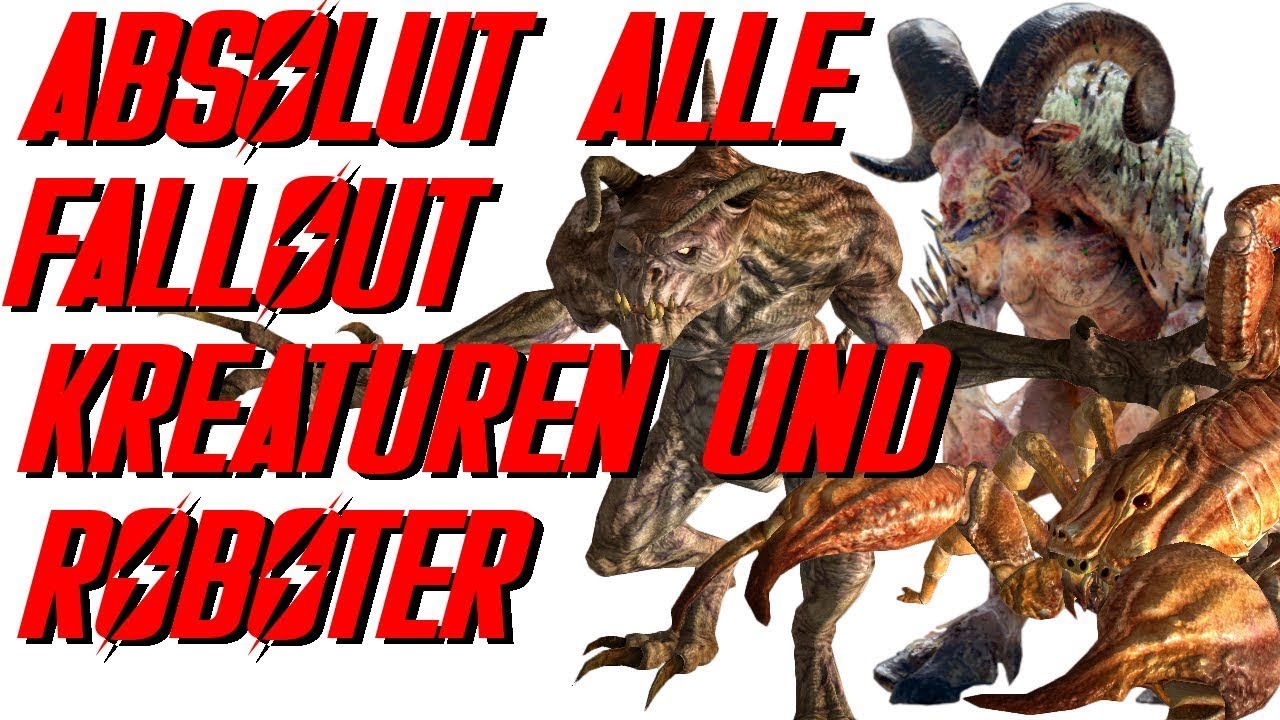 Absolut ALLE Wesen aus der Fallout Reihe in einem Video! (2021 Edition) - LoreCore Special
