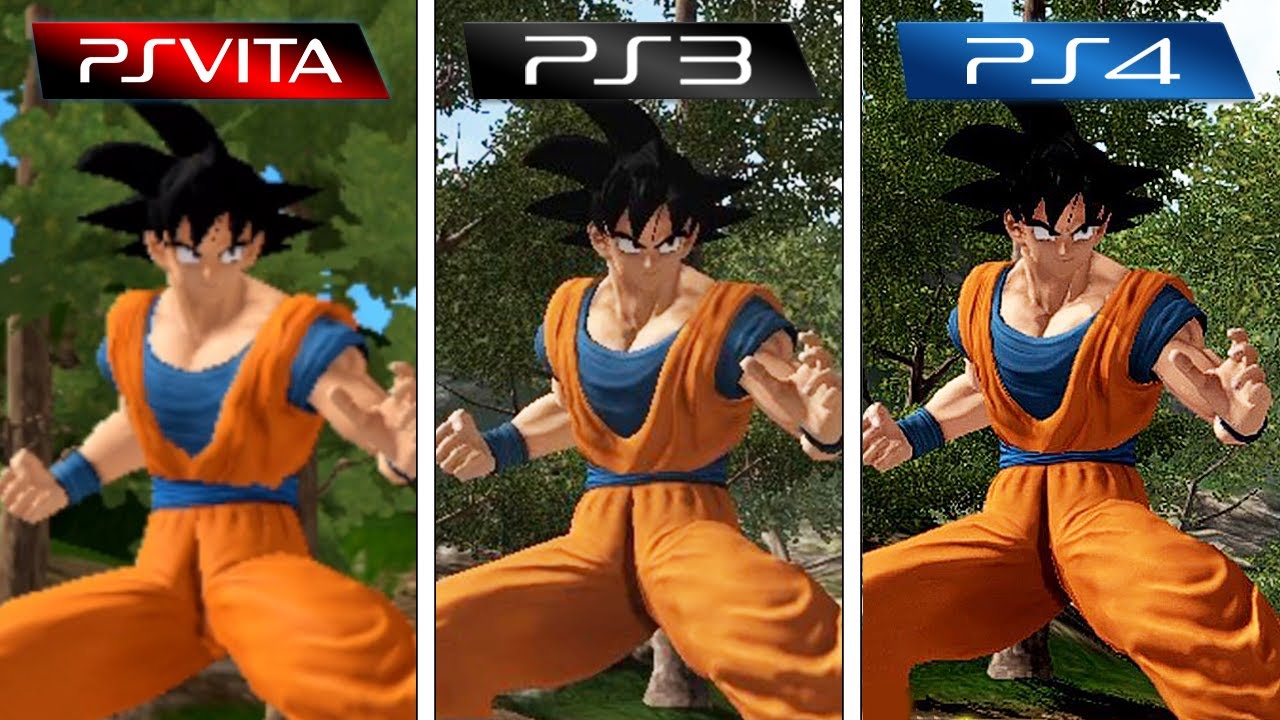 J-Stars Victory VS (2014) PS Vita vs PS3 vs PS4 (Graphics Comparison)
