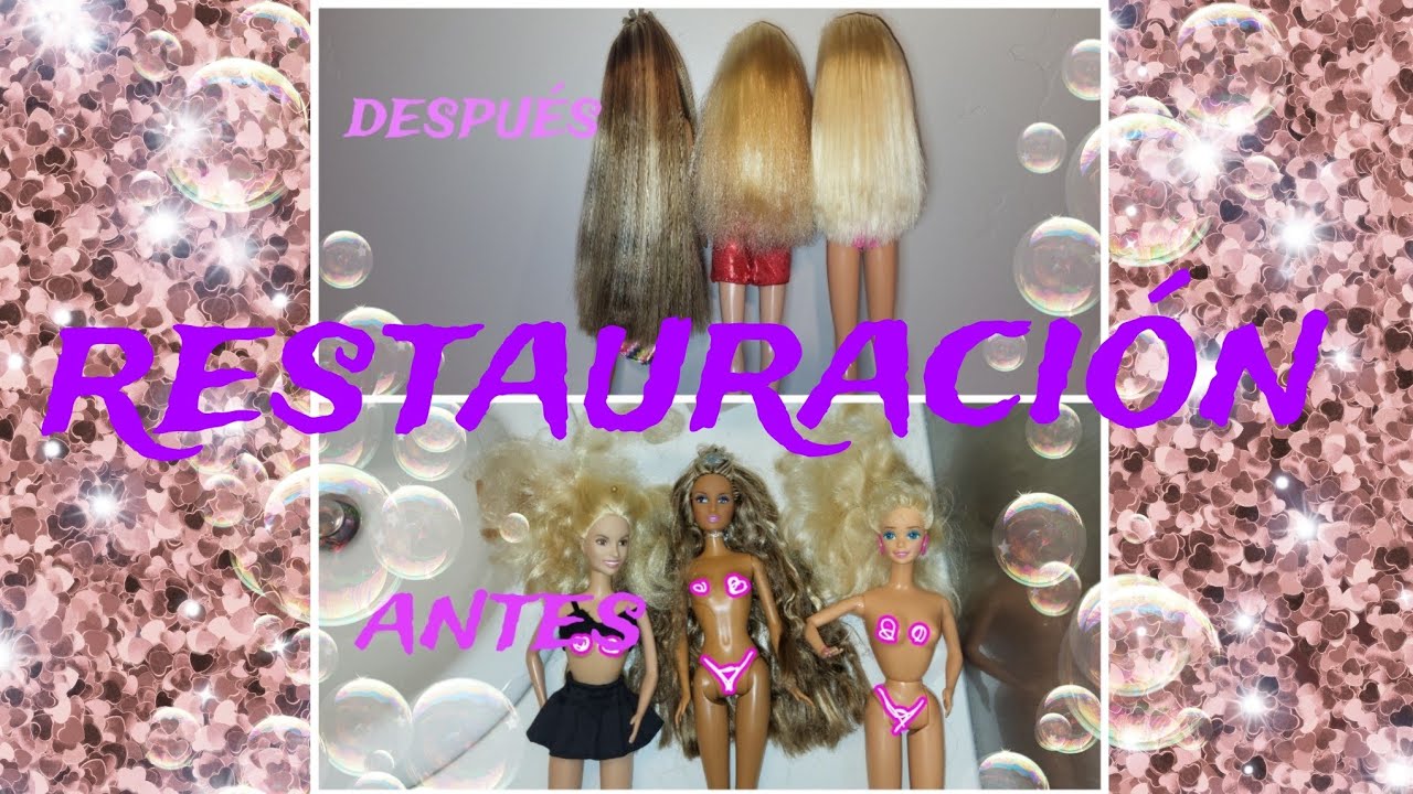 Cómo reparar el cabello de las muñecas barbie
