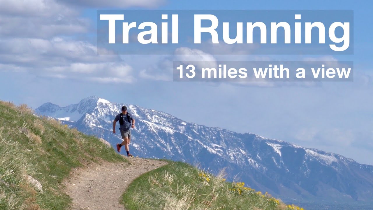 Trail Running 13 Miles with a Wasatch View // Utah Trail Running