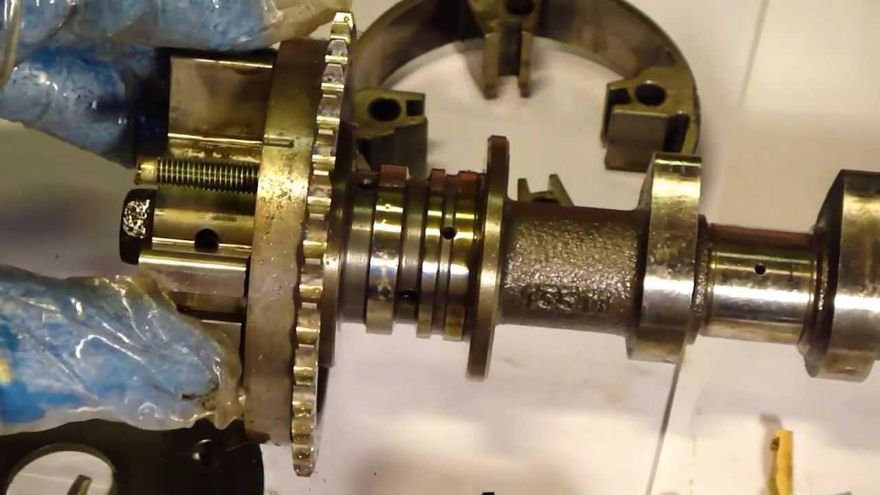 How to disassemble engine VVTi Toyota Part 18/31: VVTi system parts