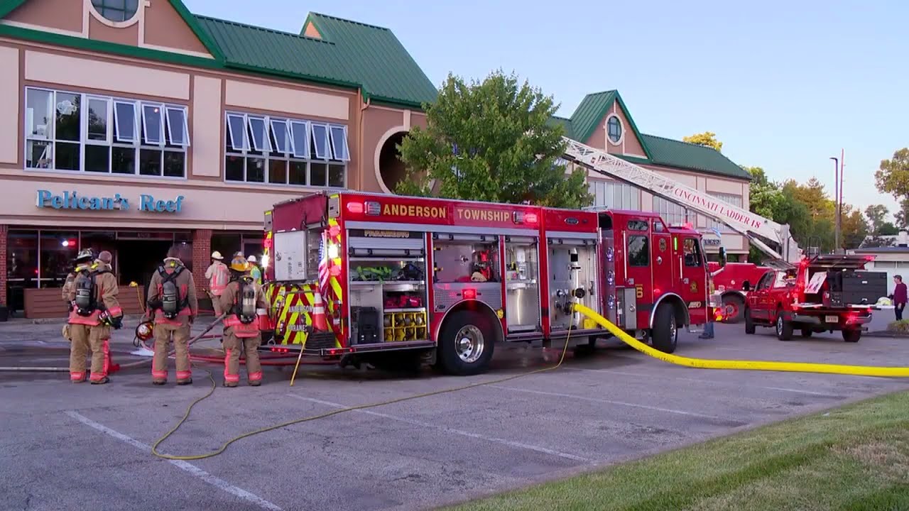 Firefighter injured while battling fire at The Pelican's Reef restaurant
