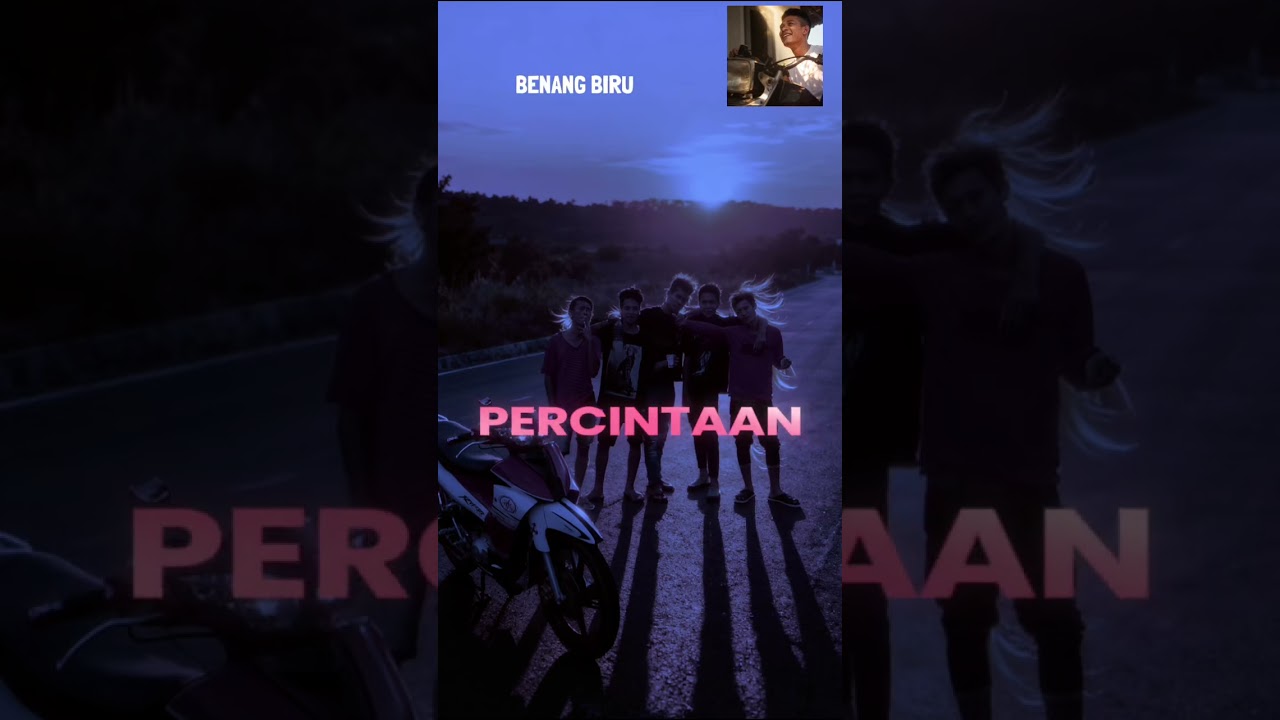 Benang biru gaya pop punk Ai music cover