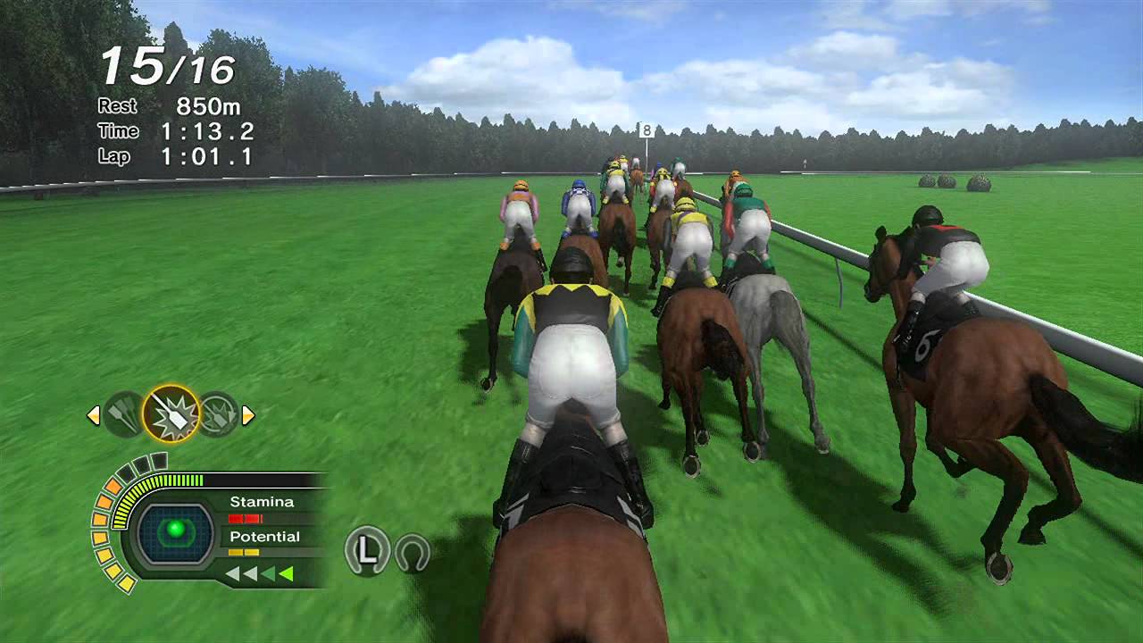 CHAMPION JOCKEY: G1 JOCKEY & GALLOP RACER (E3 2011) GAMEPLAY #1