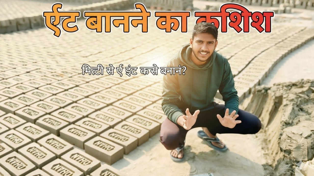 “ईंट भट्ठा Vlog 😱 | मिट्टी से ईंट कैसे बनती है? | पूरा Process”
