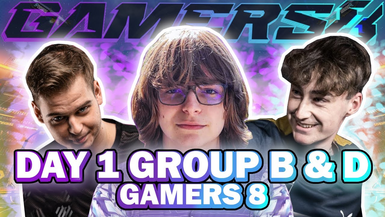 RL-GAMERS 8 DAY 1 HIGHLIGHTS 2023!! | Group B & D | Rocket league