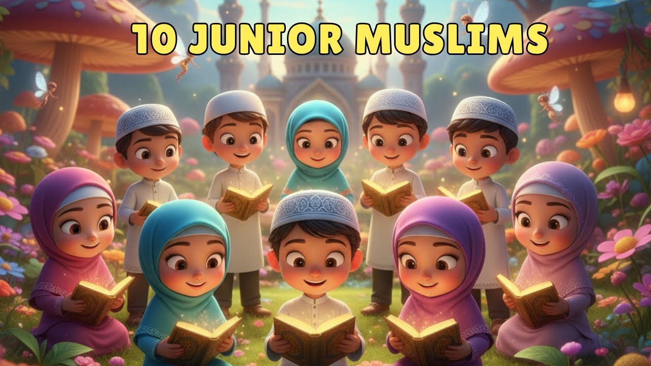 10 Junior Muslims Hide and Seek! 🌙 | Fun Islamic Rhyme for Kids | Kids Castle of Tales