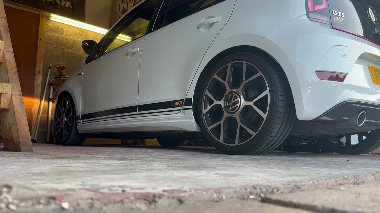 UP! GTI stock exhaust with Forge intake and DV kit