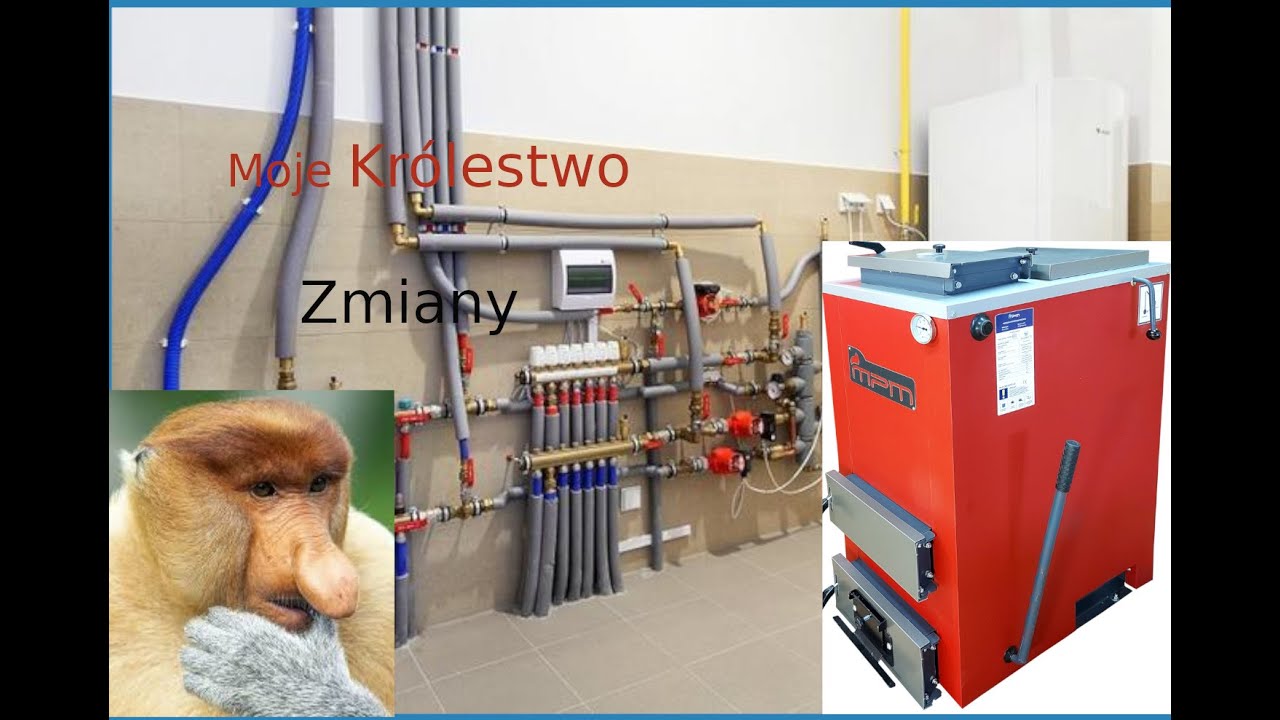 Piec MPM # czyszczenie # wstawiam jeden zawirowacz spalin.