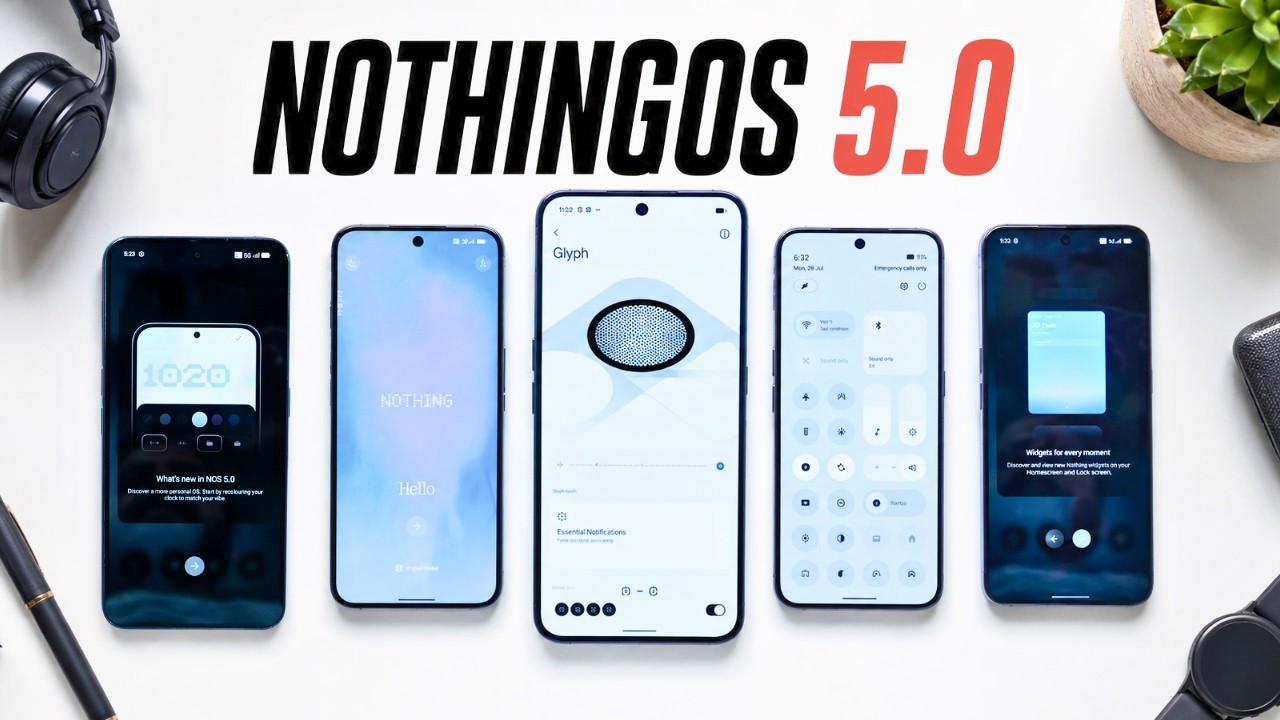 Официальная Nothing OS 5.0 на базе Android 17 УЖЕ ЗДЕСЬ! Разбор всех НОВЫХ функций🔥