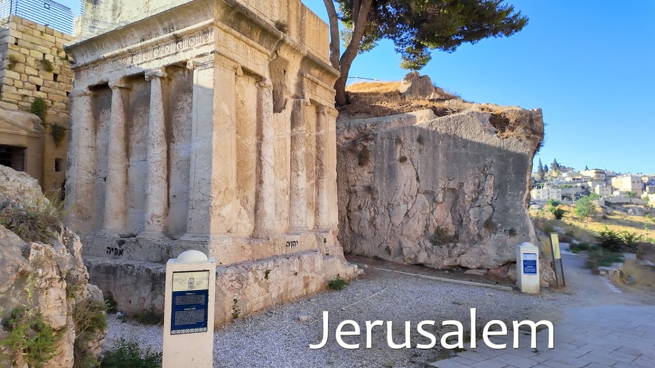 From the Tomb of Absalom, Son of King David, to the Old City of Jerusalem.