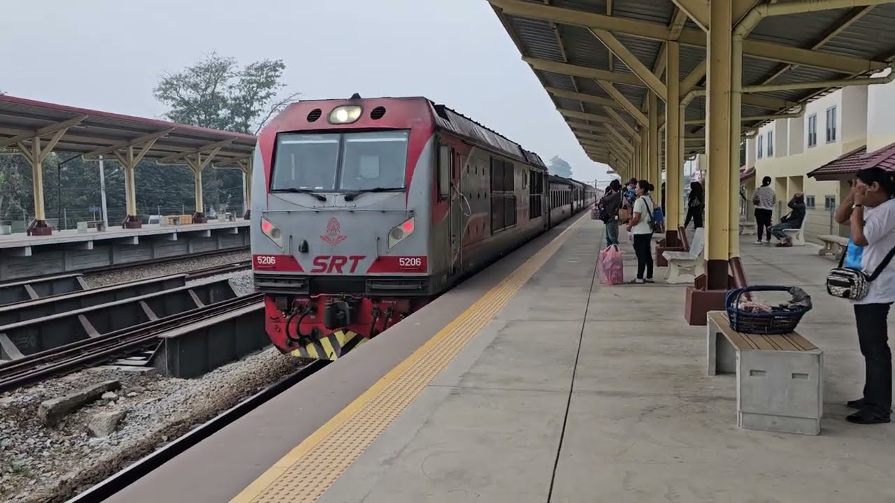 รถเร็ว 170 จอดบ้านโป่ง Rapid train 170 Yala - Krungthep Aphiwat
