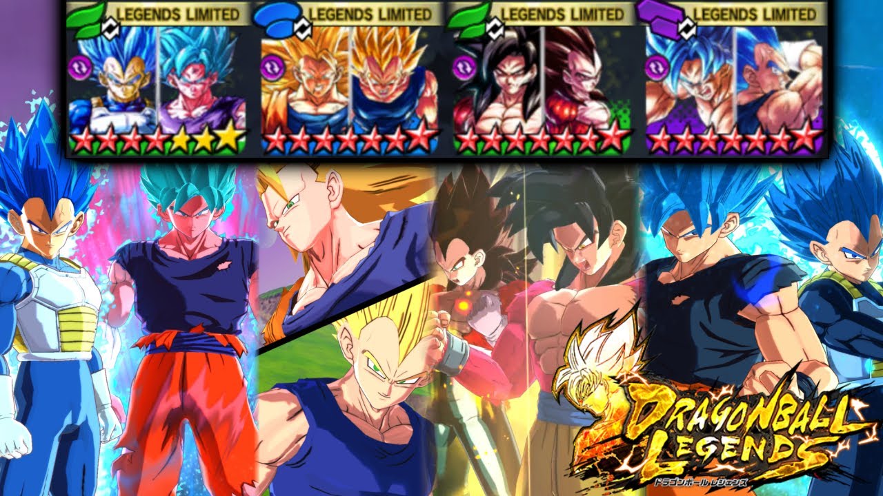 ゴクベジ&times;4体編成で戦ってみたwwwwww【ドラゴンボールレジェンズ】【DRAGONBALL LEGENDS】【ゲーム実況】【レジェンズフェスティバル】