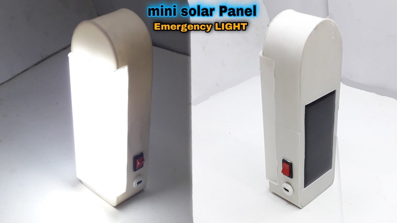 Rechargeabl solar LED Light with PVC PIPE || Emergency LEDLIGHT kaise banaye||