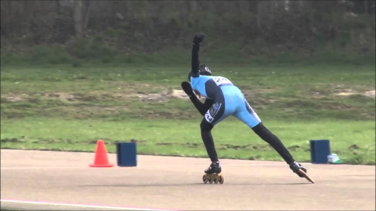 Jeroen de Kroon 300m tijdrit VLISC Wolvega 2016