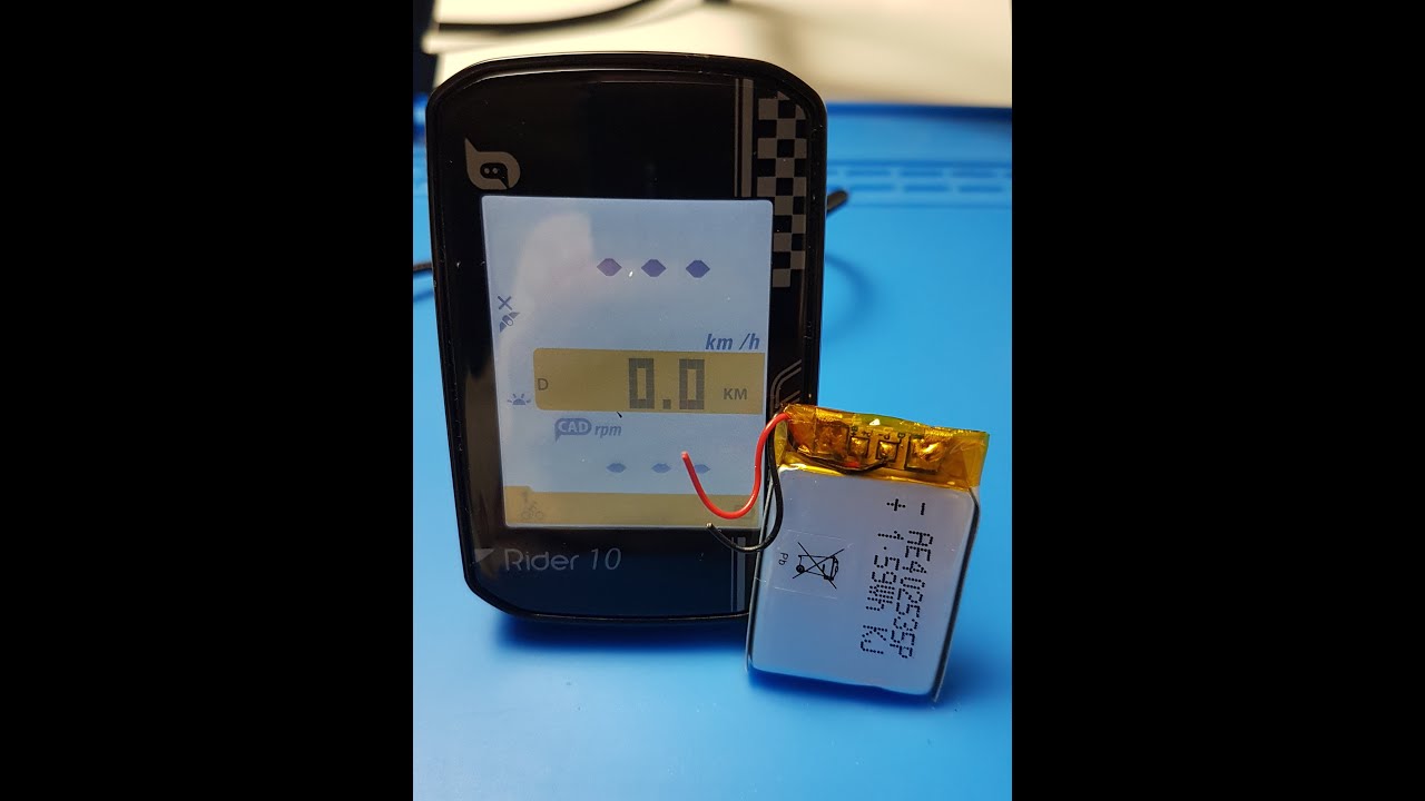 Replacing the Bryton Rider 10 battery