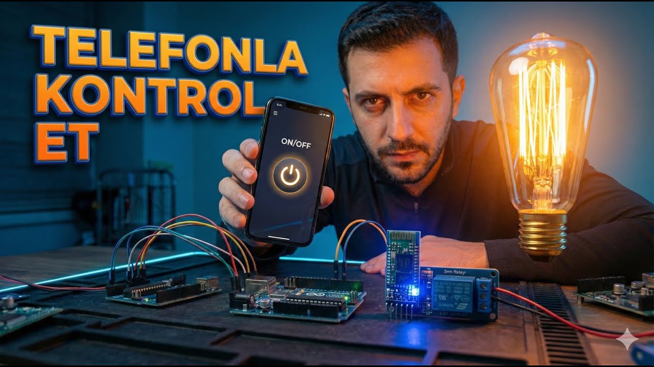 Arduino Bluetooth LED ve lamba yakma