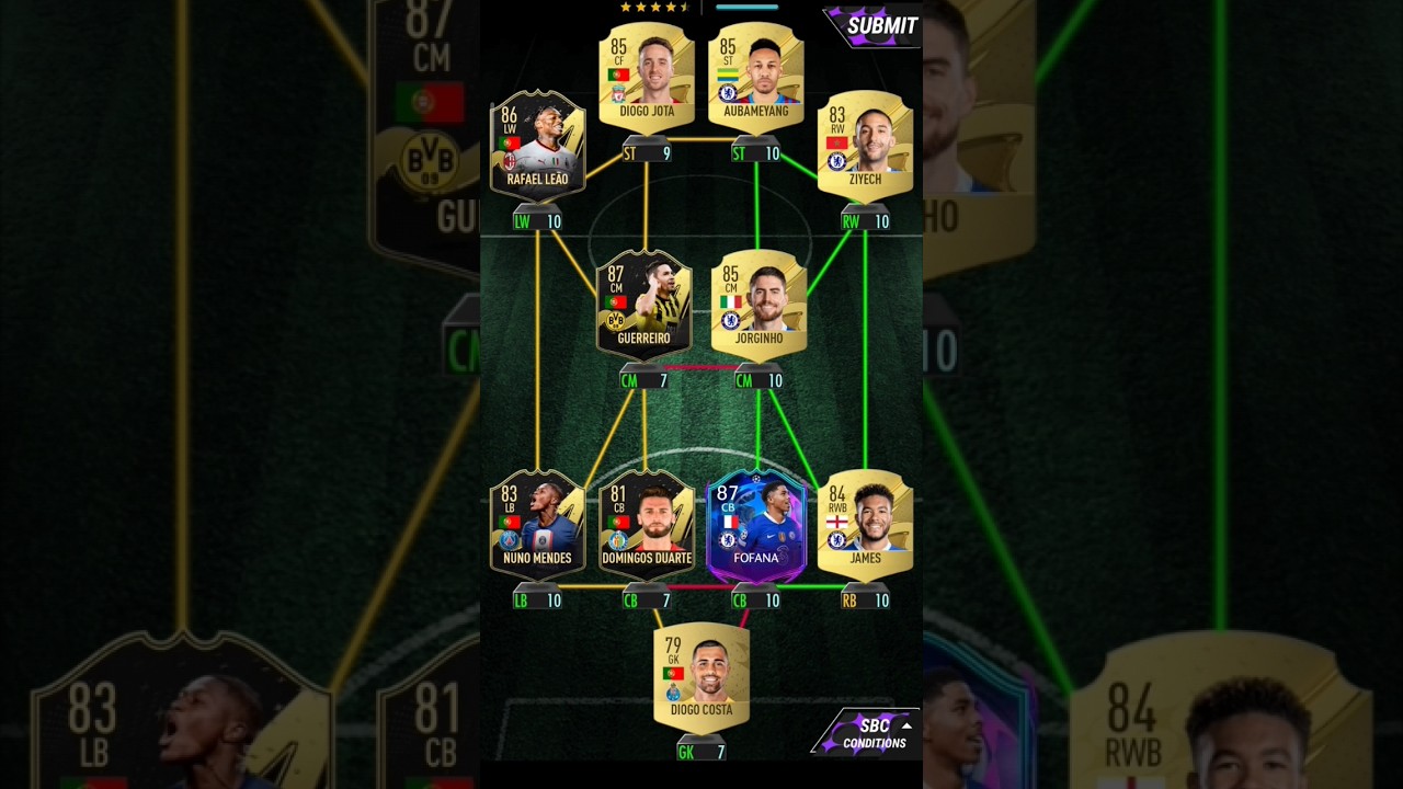 RUBEN DIAS / 98 BEST XI / UCL RUNNER-UP SBC Solution / MADFUT 23 #shorts #football #madfut