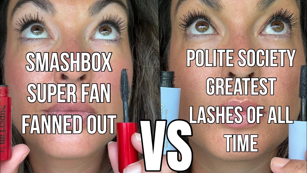 Тушь Smashbox Super Fan против Polite Society Greatest Lashes of All Time | Объем против разделен...