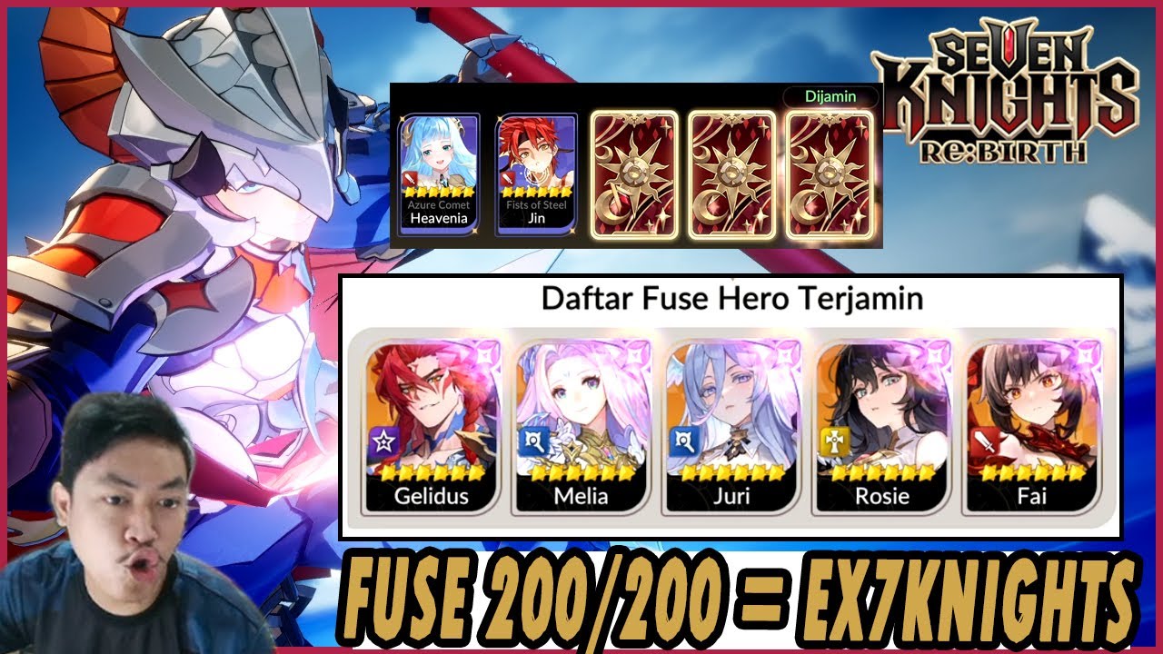🔥🔥FUSE UNTUK DAPATKAN LEGENDARY+ & EX7KNIGHTS [PLEASE GELIDUS 200/200] - SEVEN KNIGHTS RE:BIRTH