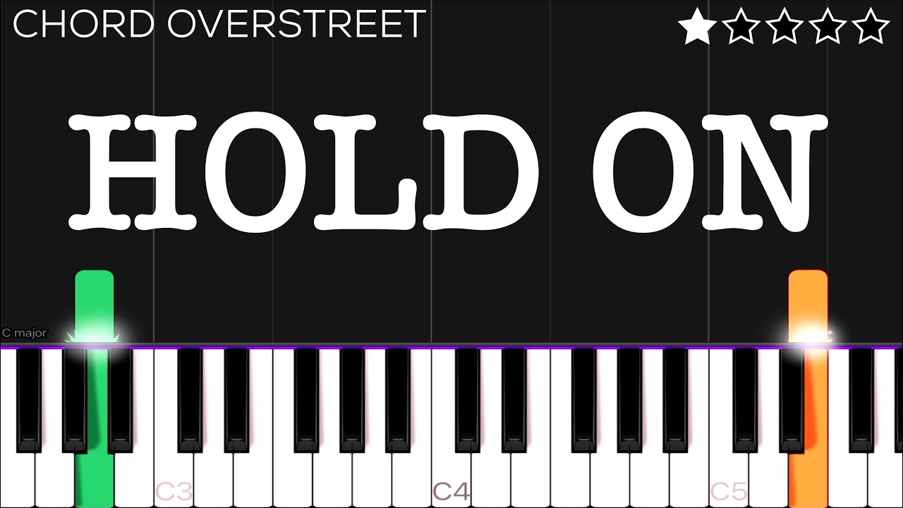 Chord Overstreet - Hold On | EASY Piano Tutorial