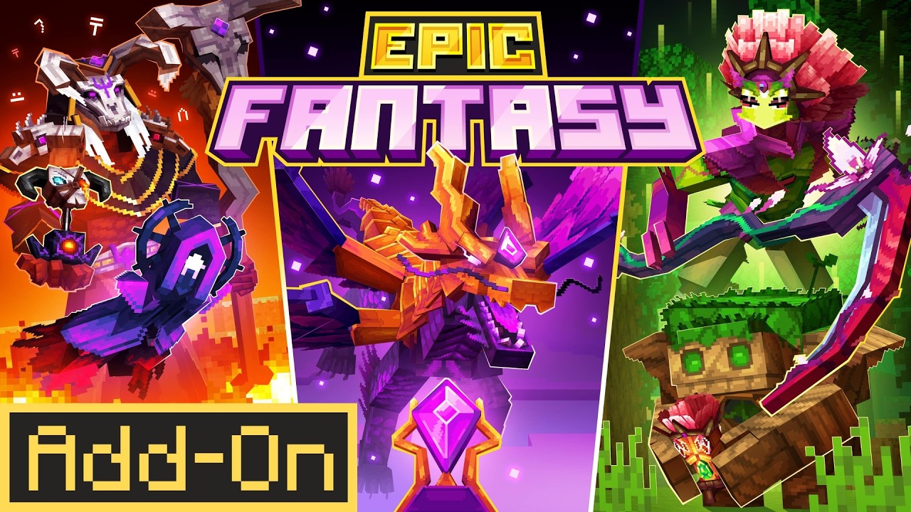 Begin your EPIC Fantasy in Minecraft - Minecraft marketplace Add-On