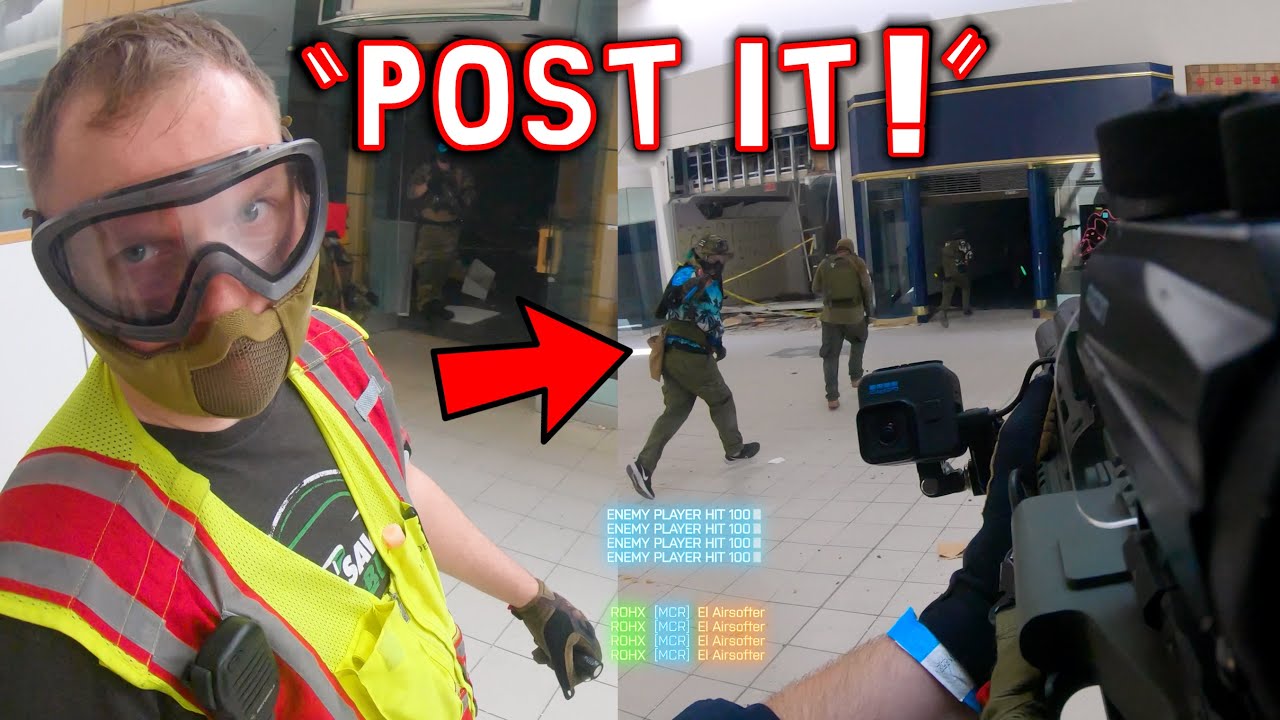 Airsoft Cheaters Exposed In Abandoned Mall! ...Ref Says, 