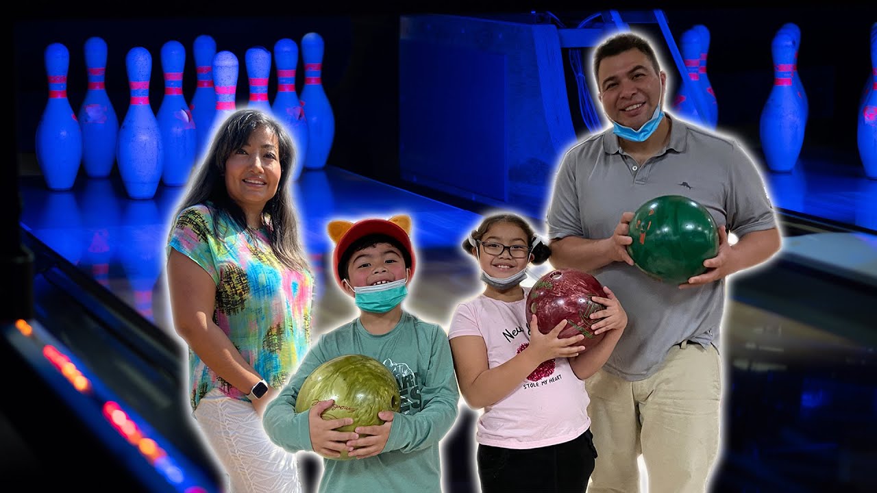 I took my family Bowling
