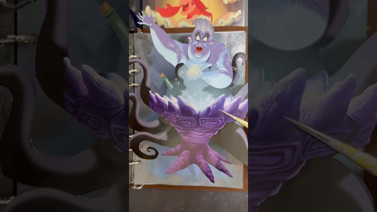 Little Mermaid Ariel & Ursula Journal | Disney Aesthetic Diary Deco