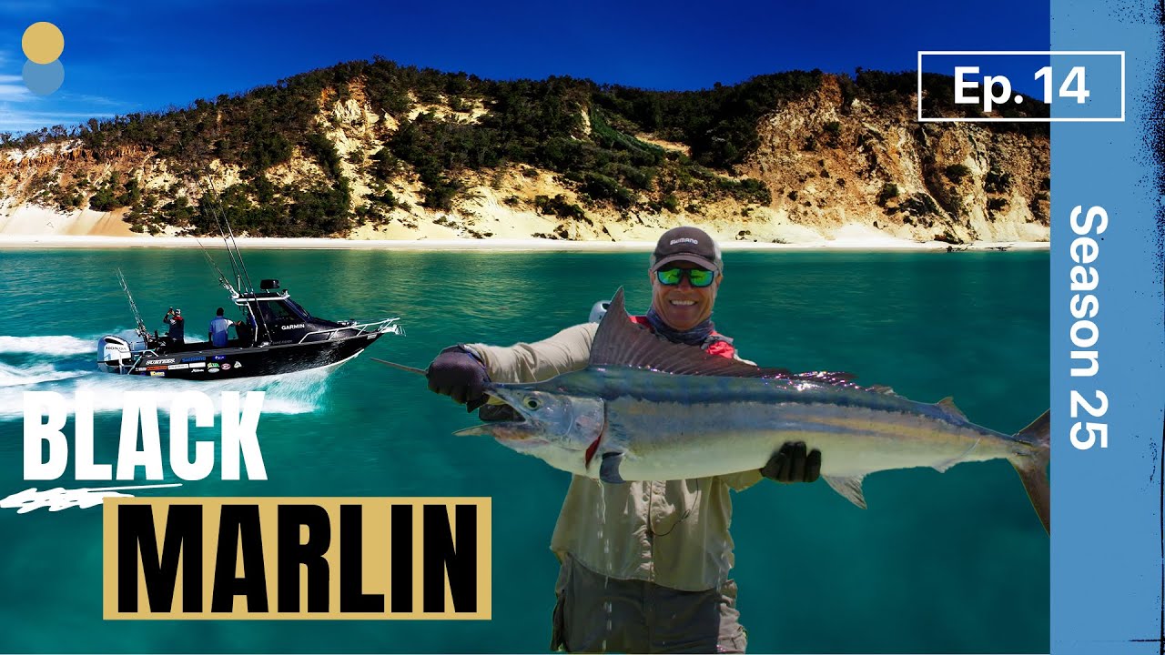 Black Marlin. ET fishes for Black Marlin around the remote Kgari-Fraser Island.