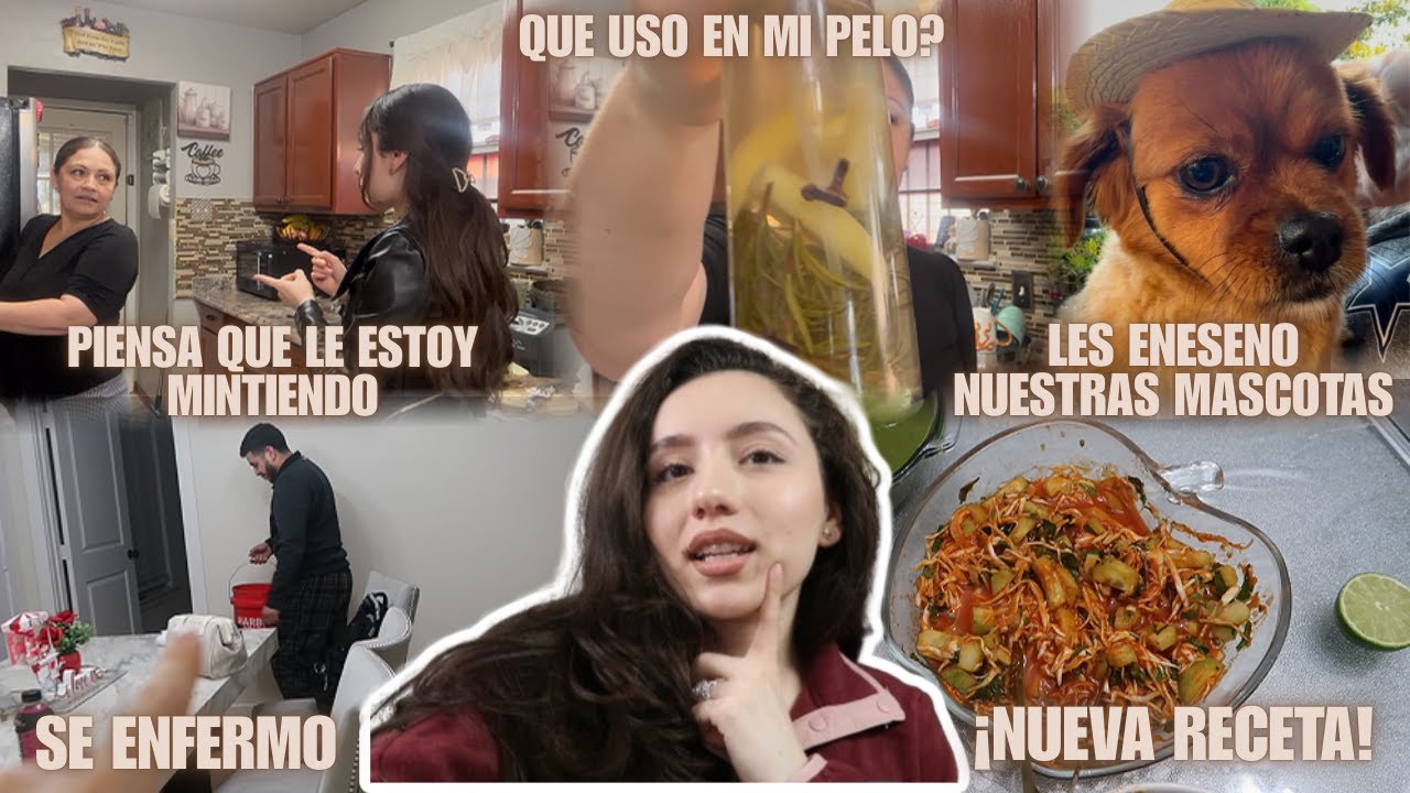 MI MAMA PIENSA QUE LE ESTOY MINTIENDO🫣🙄+ ME ENCANTA ESTA NUEVA RECETA🙌🏻☺️+ NUESTRAS MASCOTAS🥰🐶🩷