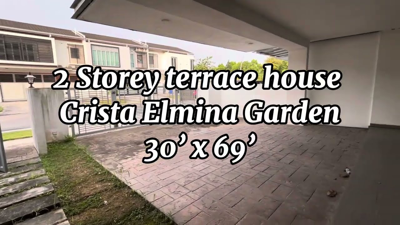 2 Storey terrace house Crista, Elmina Garden