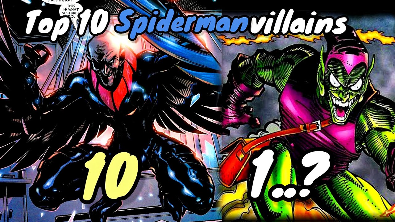 Top 10 Spider-Man Villains Explained in Tamil | Marvel Comics & Movies