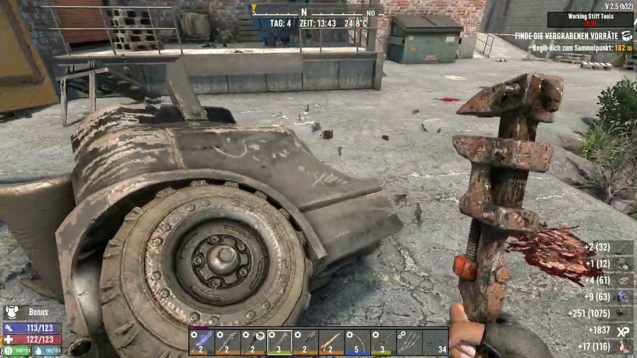 7 Days to Die 2026 F03 ich liebe mein Elektrostab