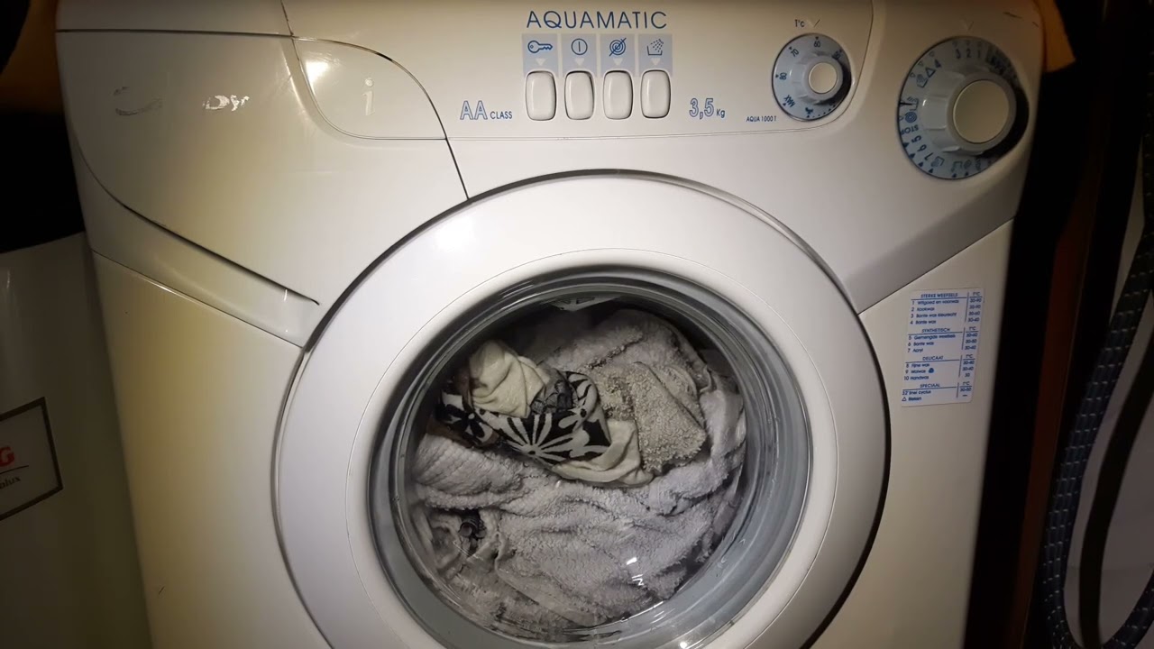 Candy AQUAMATIC AQUA 1000T - Program 2 Cottons 60 (full cycle)