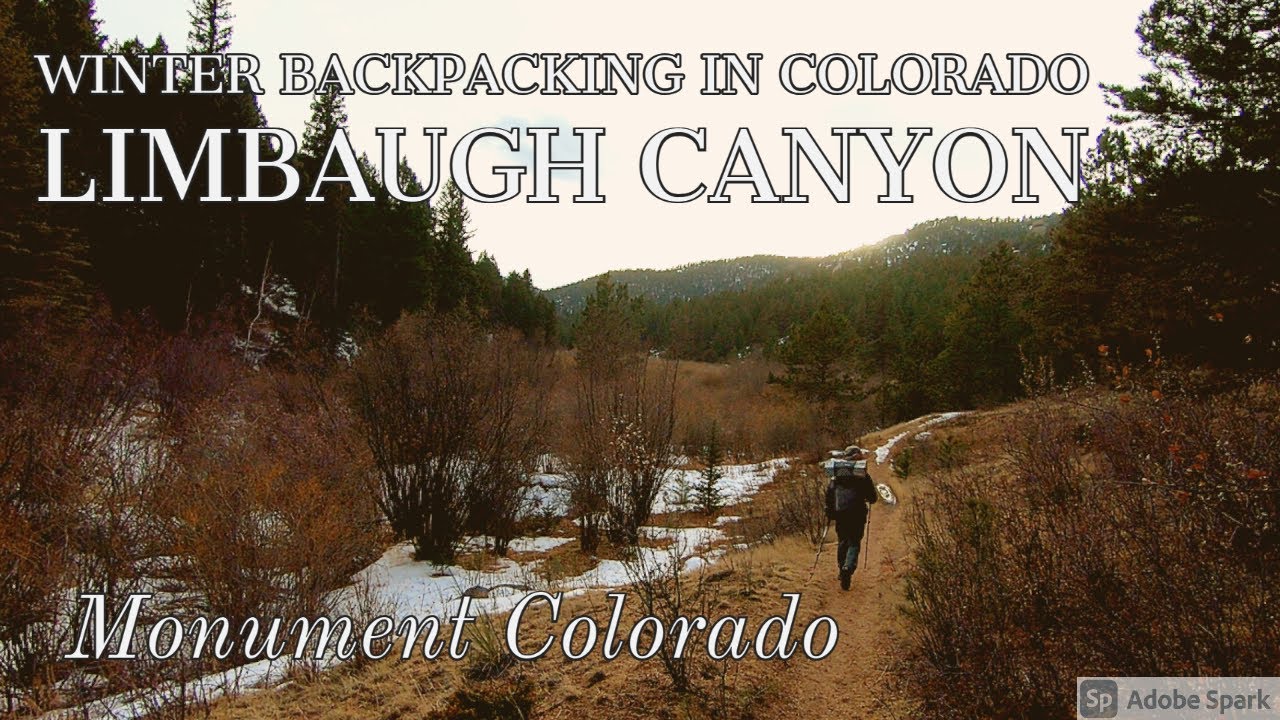 Winter Backpacking in Colorado - Limbaugh Canyon - Monument Colorado