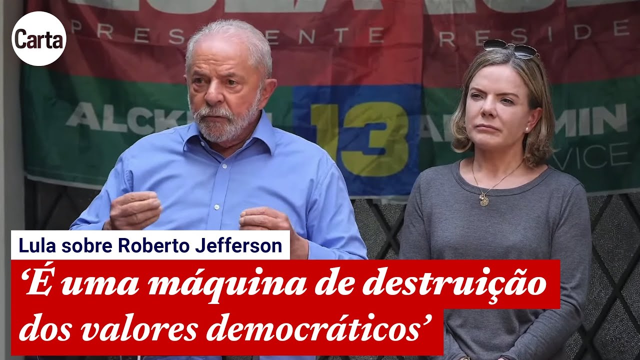 LULA COMENTA A INVESTIDA DE ROBERTO JEFFERSON CONTRA AGENTES DA POLÍCIA FEDERAL