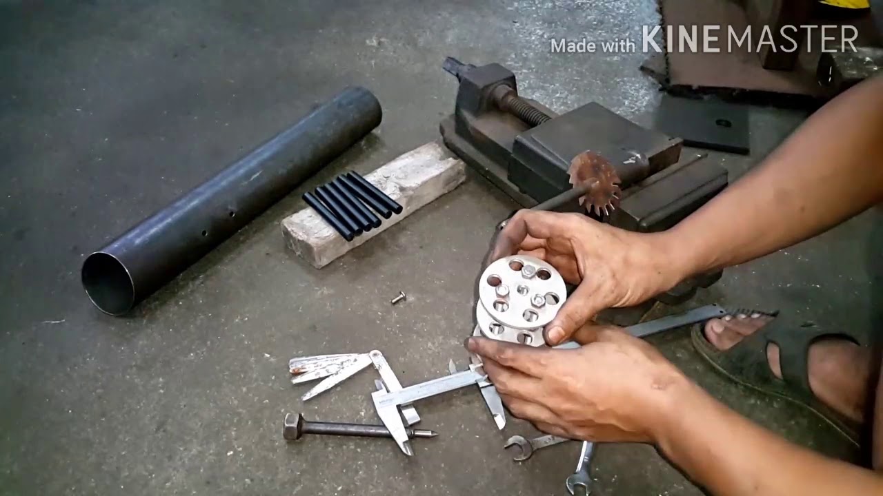 diy machine gun exhaust