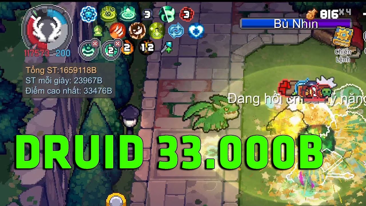 Druid Là Không Thể Nerf Build 33.000B DPS | SS3 Soul Knight Prequel #Vỹ
