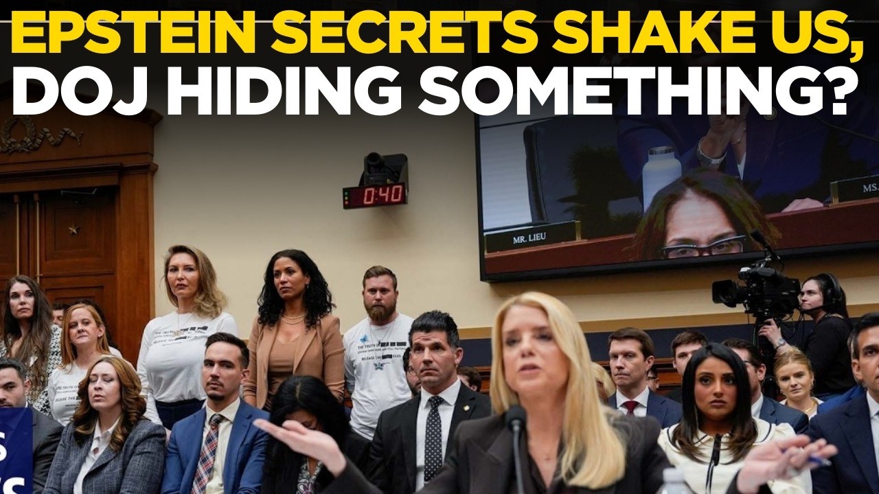 Breaking News LIVE : Epstein Revelations Shake US Politics | DOJ Under Scrutiny | Trump | World News